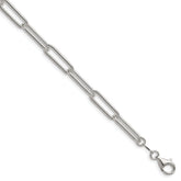 Sterling Silver Polished 5.5mm Paperclip Chain